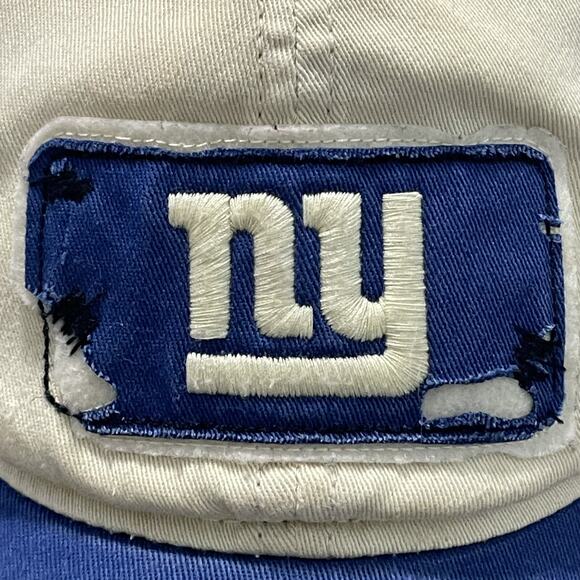 New York Giants Hat Men M/L Blue Embroidered Logo NFL Vintage Old Orchard Reebok - Picture 9 of 16